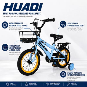 <span class=keywords><strong>Biciclette</strong></span> per bambini con telaio in acciaio da 12, 14, 16, 18 pollici, personalizzabili con più colori e MOQ basso, con rotelle. - Product Image 3