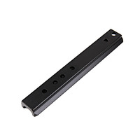 Rehausseur de lunette réglable en hauteur - Adaptateur de 11 mm à 20 mm, base légère en alliage d'aluminium de 125 mm avec fentes QD