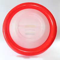 Fontaine à eau automatique pour élevage avicole, rouge, durable, grande capacité, abreuvoir Plasson en forme de cloche