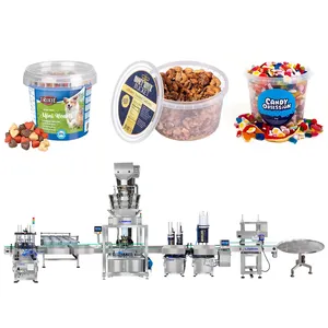 Multihead Salad Combination Weigher Automatic Weighing Packing Machine Salad Fruit Sticky Food filling Machine