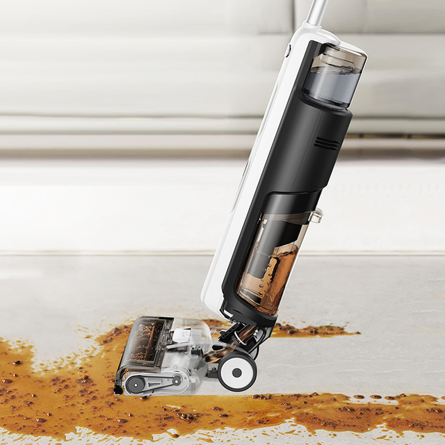 Four in One Hard Floor Washer and Vacuum Pet Hair Upright Wet Dry Vacuum Cleaner Stick