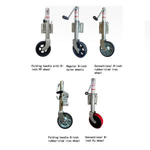 Vente en gros de crics latéraux de remorque de haute qualité de 1500 à 2000 livres, roue jockey en acier de 6 à 8 pouces pour <span class=keywords><strong>caravane</strong></span>, bateau, camping-car, accessoires de remorque - Product Image 6