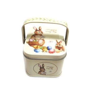 Boîte en métal rectangulaire pour gâteaux, bijoux, cadeaux, biscuits - Product Image 5
