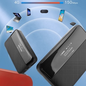 Wholesale MC7 4G WiFi <b>Modem</b> 4G LTE Router With SIM Card Slot LCD Display Power Bank 6000mAh 4G Router 4G WiFi <b>Modem</b> With 6000Mah - Product Image 4