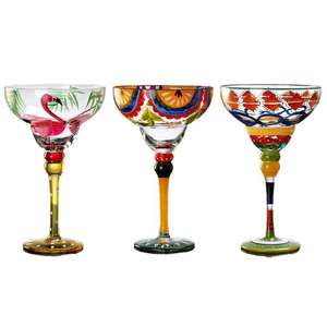 Mayorista Pintado a Mano <span class=keywords><strong>Margarita</strong></span> Vaso Único Y Decorativo <span class=keywords><strong>Margarita</strong></span> Vasos Restaurante Whisky Copa Blanco Rojo Caja Fiesta - Product Image 4