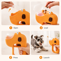 Jouet interactif moderne en plastique pour chien, lanceur de friandises, distributeur d'entraînement pour animaux de compagnie, pour chats et chiens, vente en gros