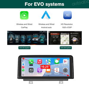 Pantalla Multimedia Táctil Inalámbrica Autoabc con Sistema Operativo Linux, CarPlay y Android Auto, 1 Año de Garantía para <span class=keywords><strong>BMW</strong></span> Serie 1/2/3/4 - Product Image 2