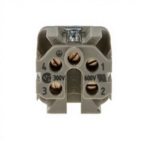 09200042711 Conector HARTING Original de Alta Resistencia 10A HAN 4A-F de 4 Pines + Pin Hembra de Tierra