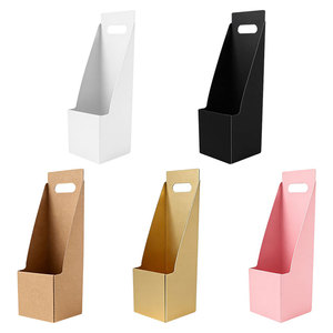 Scatole Regalo per Fiori, Contenitore per Bouquet con Manico, Scatola per Composizioni Floreali per Compleanni, Matrimoni, Festa della Mamma, Forniture per Feste - Product Image 1