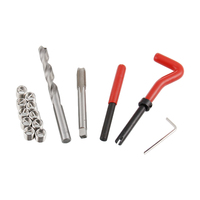 Kit de réparation de filetage M10x1.5, 15 pièces, en acier inoxydable robuste, type Helicoil, pour réparation automobile et de machines, garantie 1 an