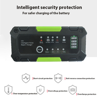 Nouveaux produits 2026 Chargeur de batterie pour motos et voitures PC Ignifuge 12V Chargeur intelligent à impulsions de réparation pour batteries au plomb-acide