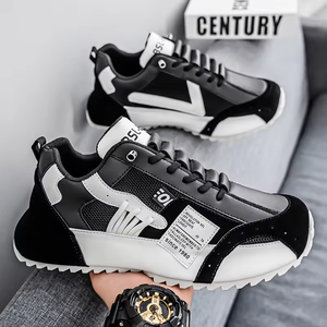 Chaussures décontractées pour hommes, baskets en maille respirante d'automne, chaussures de marche décontractées, chaussures de course à semelle épaisse, chaussures pour papa augmentant la hauteur intérieure - Product Image 4