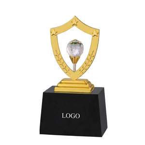 Trofeo de metal grabado a medida, ideal para escuelas, universidades, clubes deportivos y premios de excelencia empresarial, placas de trofeo de metal. - Product Image 1