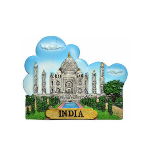 3D Taj Mahal India Magnete da Frigorifero Souvenir turistici Resina Fatta a Mano Mestiere da Cucina Magnetico Collezione di Decorazioni per la casa