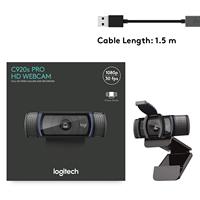 Vente chaude Logitech C920 Pro Webcam 1080P Full HD Streaming Caméra HD Live Camara Pour Ordinateur De Bureau Ordinateur Portable