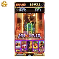IGS Multigame Power Force 5 en 1 Vertical Nudge IGS Game Board avec fonction de prévisualisation des compétences, jeu américain Nudge, boîte de comptage manuel des scores