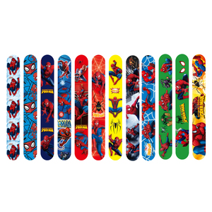 Suministros para Fiestas Temáticas de Anime, Pulseras de PVC con Diseño de <span class=keywords><strong>Spiderman</strong></span>, Pulseras de Silicona para Niños con Colores y Logotipo Personalizados - Product Image 4