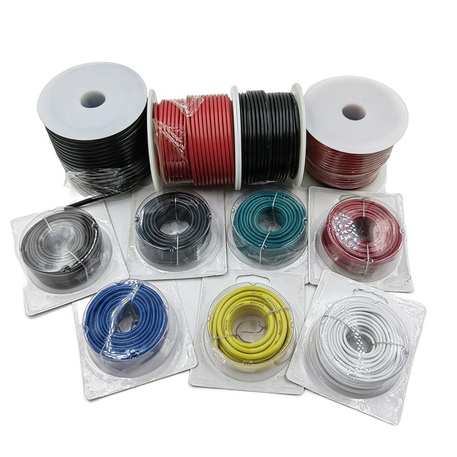 Quality 10 12 14 16 18 Various Colors Flexible Automotive Cable Single Core Insulation Primary Wire Automobile Cable