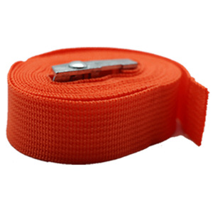 Sangles d'arrimage à cliquet Lihao 2,5 cm x 1 m en polyester avec crochet en J pour l'arrimage de marchandises industrielles - Product Image 4