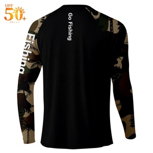 T- Shirt da pesca all'aperto asciuga rapidamente camicie da pesca manica lunga protezione UV stampa digitale traspirante <span class=keywords><strong>uomo</strong></span> camicia da pesca - Product Image 6