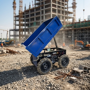Mini-dumper RC sur chenilles 500 kg, véhicule de transport télécommandé à roues hydrauliques pour la ferme - Product Image 2