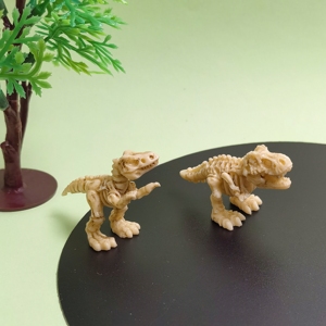 100 piezas <span class=keywords><strong>de</strong></span> fósiles <span class=keywords><strong>de</strong></span> dinosaurio Kawaii <span class=keywords><strong>de</strong></span> resina plana, accesorios para la parte central <span class=keywords><strong>de</strong></span> lazos para el pelo, manualidades DIY, decoración para teléfonos y álbumes <span class=keywords><strong>de</strong></span> recortes - Product Image 3