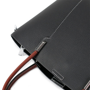 Sacs fourre-tout classiques personnalisés pour femmes, sacs à main en cuir de haute qualité, sacs à main de luxe en cuir véritable pour femmes avec poignée supérieure - Product Image 4