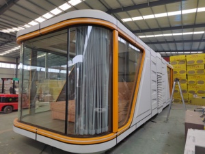 Smart Capsule House 40 pieds Design moderne Espace mobile de luxe Capsule House Hôtel pour le voyage - Product Image 5