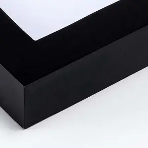 Ensemble de cadres photo en bois noir de 3, 4, images 6x8, affiche A4 et A3