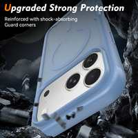 Funda Magnética 2 en 1 para iPhone 17 18 Pro Max, Protección Completa Mate Antigolpes y Antihuellas para la Cámara