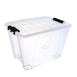 Best quality 22l clothing quilt storage box with plastic clips for sale