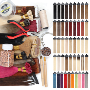 Bande Invisible Extension de Cheveux en Vrac Clip en Ketatin Y U K Nano Flat I Tip Extensions de Cheveux Humains Outils Genius Trame Extensions de Cheveux - Product Image 1