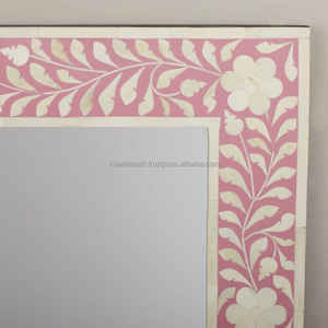 Miroir mural moderne en incrustation d'os fait à la main, écologique, de qualité supérieure, très populaire pour la décoration de salle de bain, décontracté, meilleurs prix - Product Image 3