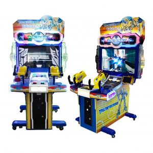 Console de jeu vidéo de simulation à double pistolet avec écran HD 45 pouces, équipement de divertissement à monnayeur, simulateur de console de tir double - Product Image 1