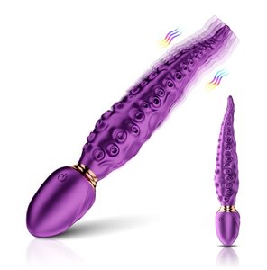 AV Wand <b>Vibrator</b> G-Spot Clitoral Stimulator Octopus Tentacle Dildo Unisex Masturbator Anal Plug IPX7 Waterproof Silicone 10 - Product Image 1