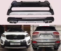 Kit de lèvre de pare-chocs avant modifiée de haute qualité certifiée ISO pour l'amélioration esthétique automobile