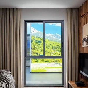 Tùy chỉnh tác động Chống Bão cửa sổ và cửa nhôm kính trượt cho khung hợp kim nhà - Product Image 3