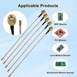 RG178 UFL MHF1 a SMA <span class=keywords><strong>Antena</strong></span> macho <span class=keywords><strong>Cable</strong></span> <span class=keywords><strong>coaxial</strong></span> Baja pérdida SMA macho a U.fl <span class=keywords><strong>Cable</strong></span> de puente de extensión <span class=keywords><strong>para</strong></span> radios Wi-Fi - Product Image 6