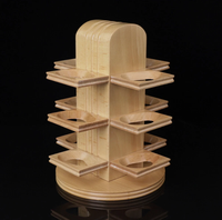 Support d'exposition pour pipe à tabac en bois d'érable, de chêne et de cerisier, fabriqué en Chine, avec fonction DIY pour les magasins