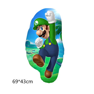 Ballons en aluminium à motifs de dessins animés (Alien, <span class=keywords><strong>Mario</strong></span>, Champignon, Princesse, Dinosaure) pour décoration de fête d'anniversaire d'enfants, jouets, ballons à hélium, vente en gros - Product Image 6