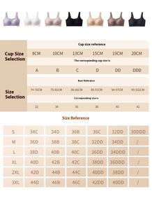 Soutien-gorge une pièce sans couture en gelée fine pour femme, personnalisé ODM, taille haute, col montant, sans armatures, bretelles larges, bonnet 3/4, respirant - Product Image 6