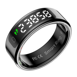 Mode hommes femmes 5ATM étanche QRing APP surveillance de la santé pression artérielle <span class=keywords><strong>Fitness</strong></span> suivi R11 Smart <span class=keywords><strong>Ring</strong></span> 2025 - Product Image 2