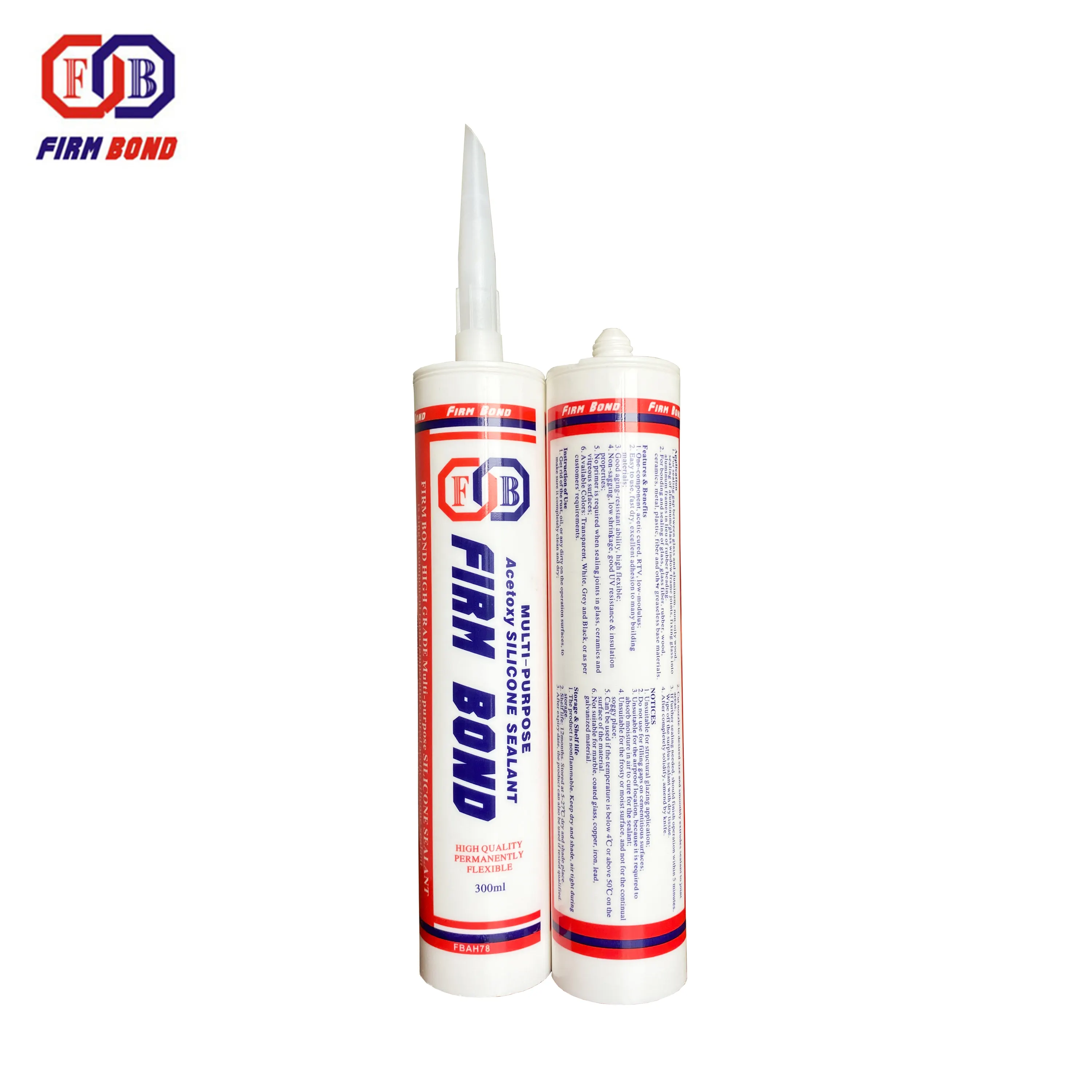 factory supply 100% RTV acetic Silicone Sealant for car glass