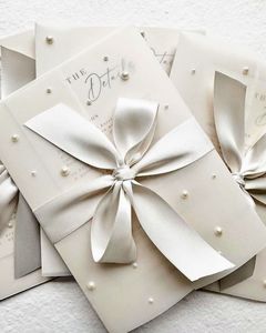 Tarjetas de Invitación de Boda Elegantes Personalizadas, Forma Ovalada, Papel con Acabado Mate, Impresión Digital, Invitación de Aniversario - Product Image 2