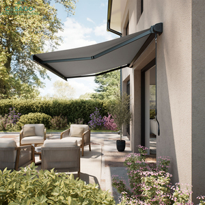 Toldo Eléctrico <span class=keywords><strong>de</strong></span> Casete Completo Moderno con LED, Control Remoto, Resistente a la Intemperie <span class=keywords><strong>para</strong></span> Terraza <span class=keywords><strong>de</strong></span> Bistro al Aire Libre - Product Image 6