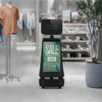 Робот-гуманоид Janz RRC1 Smart: голосовое взаимодействие, управление через приложение, автоматическая зарядка, экран 18,5 дюймов, 8 часов работы, LDS SLAM+VSLAM