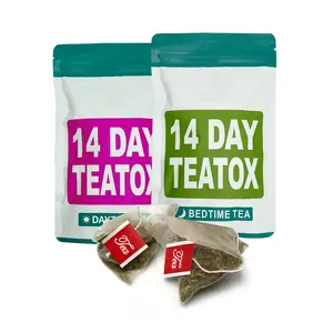 Teatox-dieta de desintoxicación para la pérdida de peso, Té corporal de 14 y 28 días, para limpieza del cuerpo, con etiqueta privada OEM