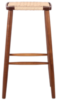 Tabourets de cuisine, tabourets de bar de hauteur comptoir, chaises hautes pour le petit-déjeuner, tabouret de bar avec revêtement en rotin