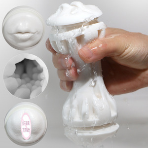 New 2-in-1 Male <b>Masturbation</b> Airplane Cup Double Vibration Realistic Stimulating Touch ABS+TPR Adult Sex Products - Product Image 6