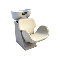 Chaise de lavage moderne pour salon de beauté et spa capillaire, avec fonction massage thaïlandais, circulation d'eau et vapeur, portable - Offre spéciale